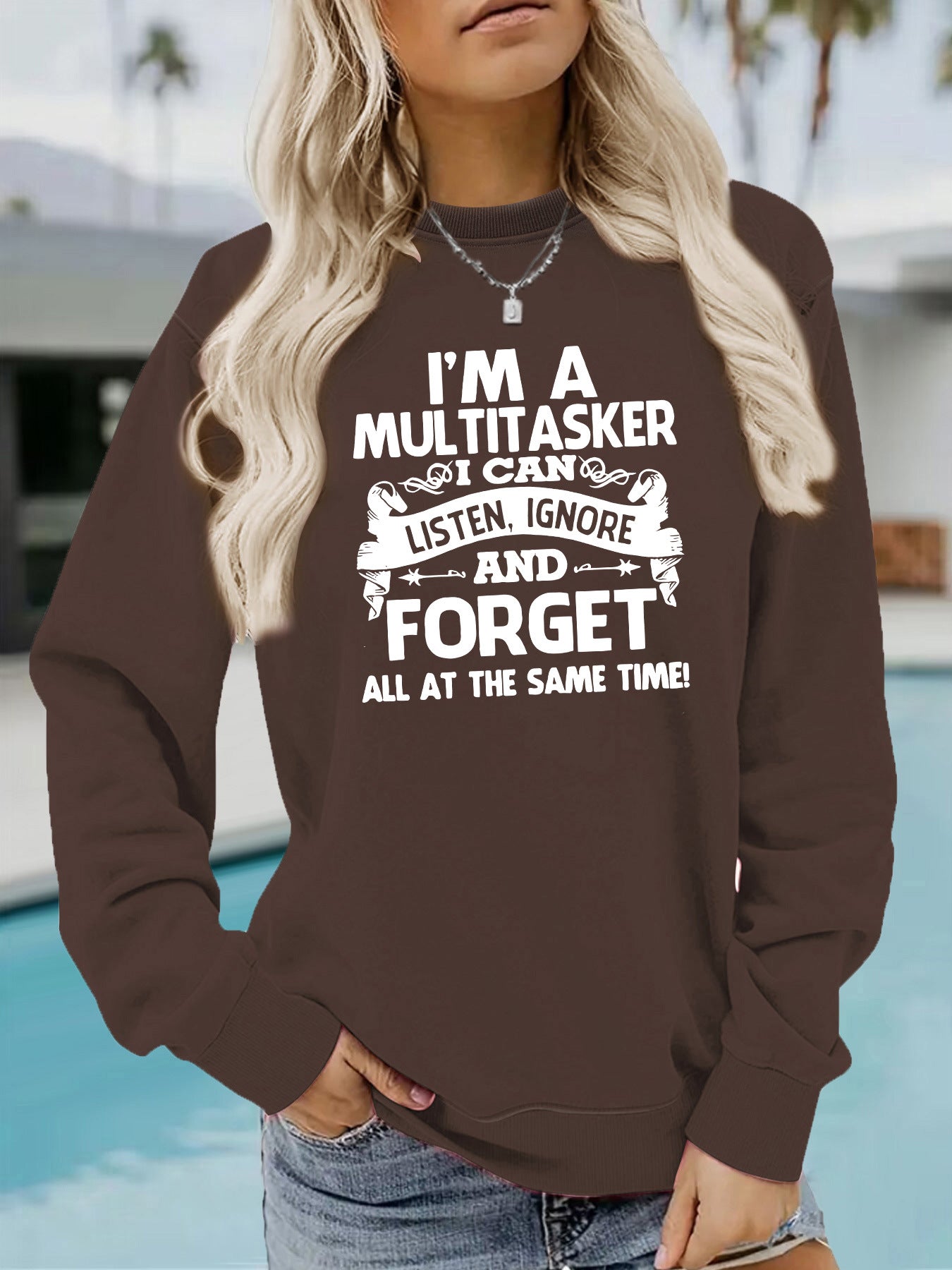 I'm A MULTITISKER hoodie for women