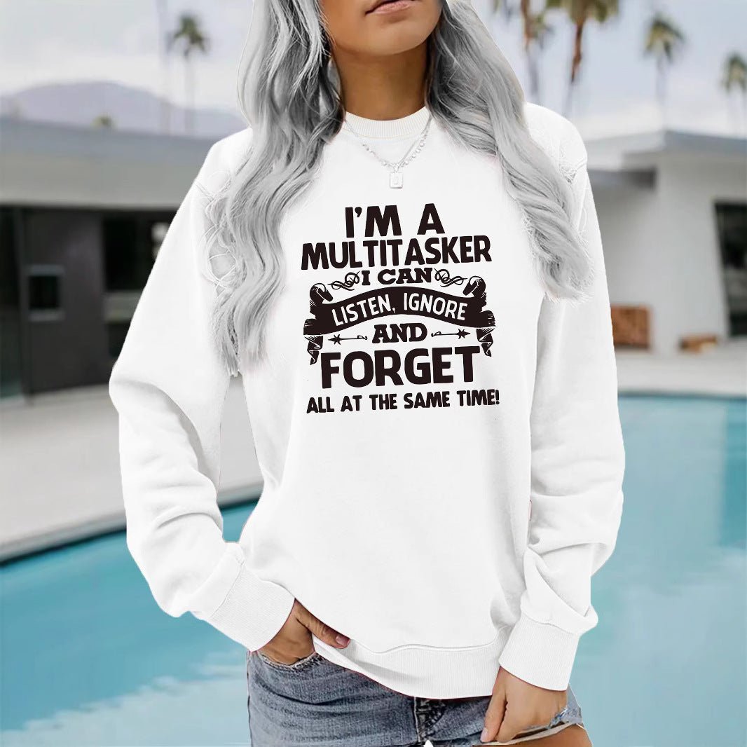 I'm A MULTITISKER hoodie for women