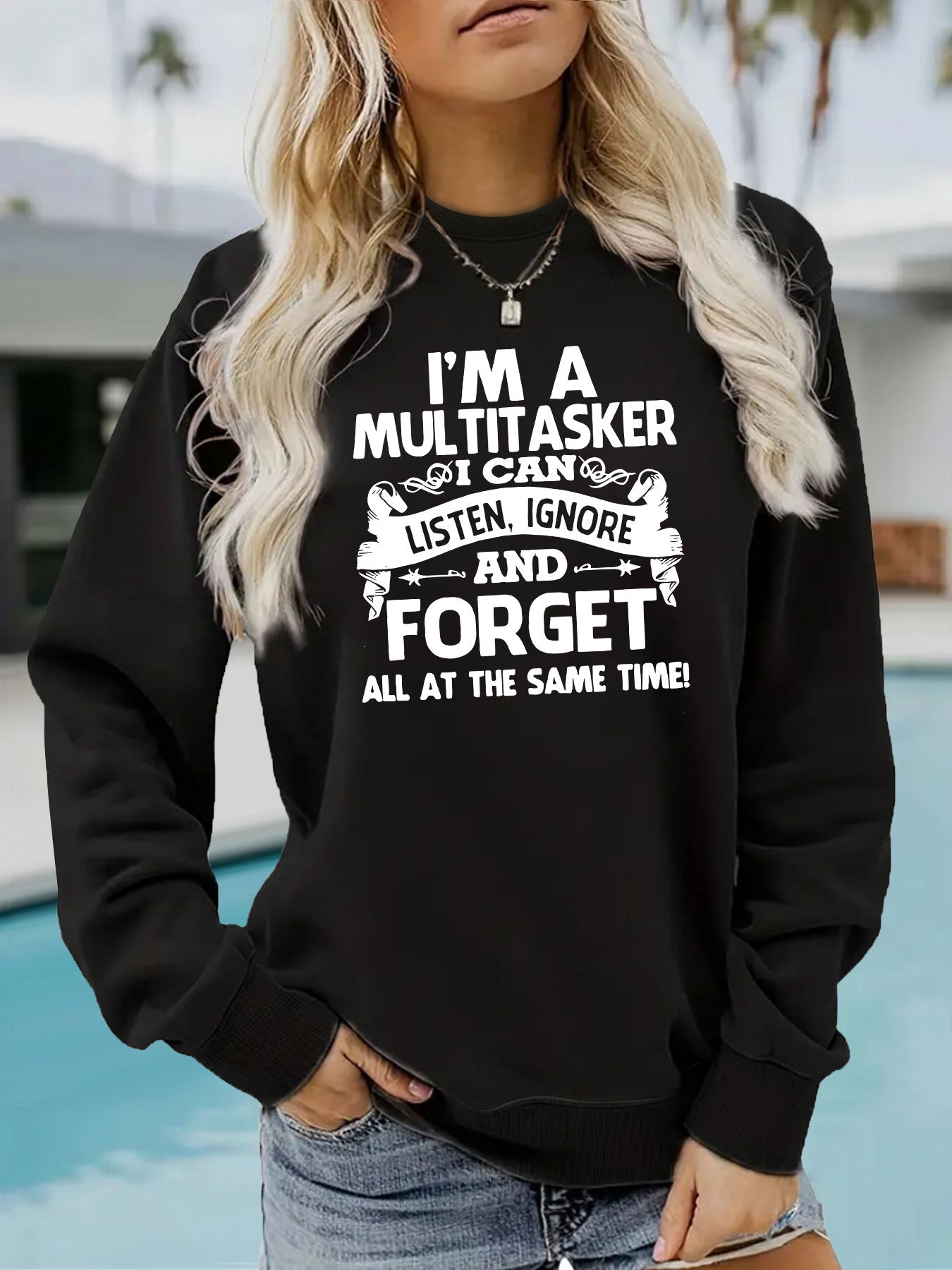 I'm A MULTITISKER hoodie for women