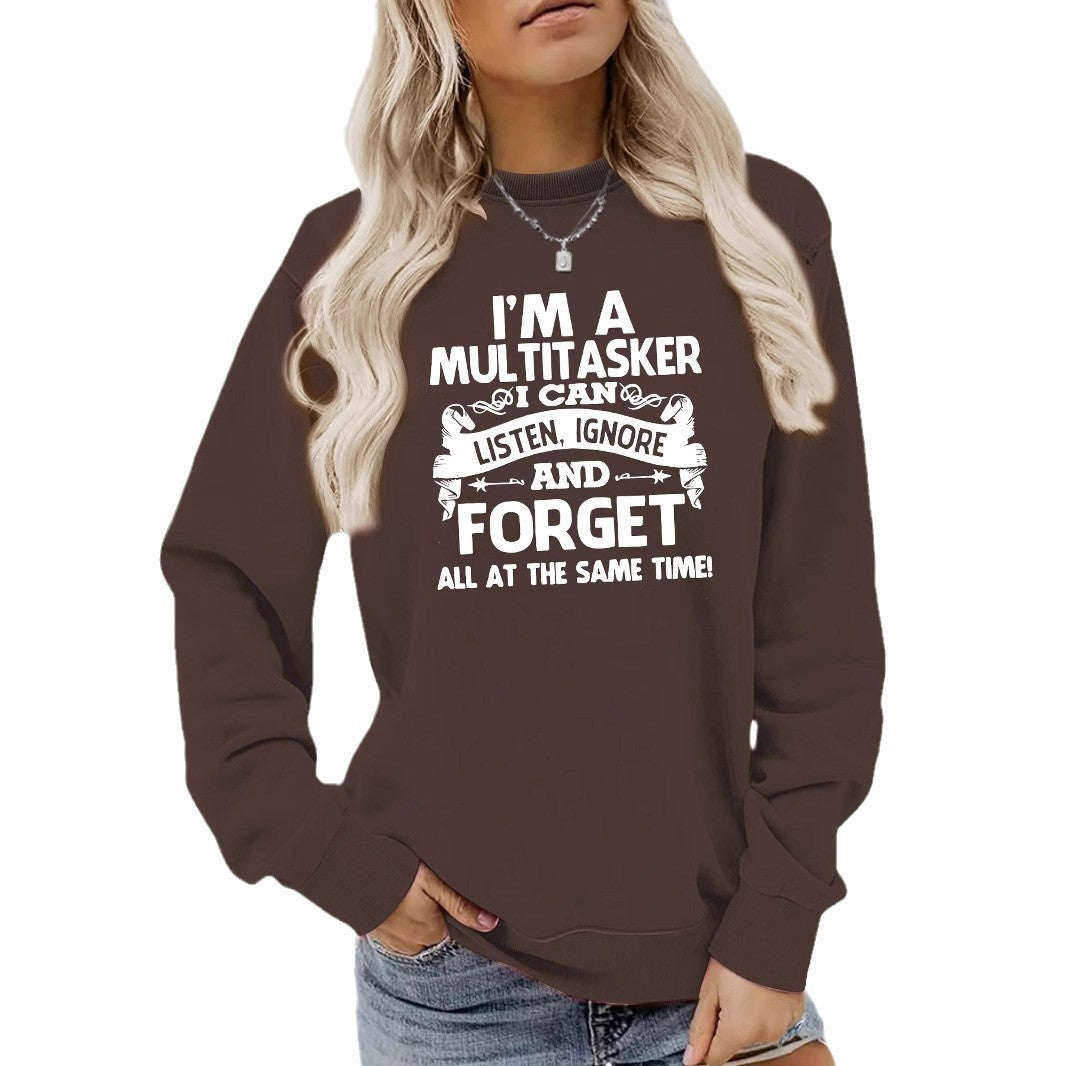 I'm A MULTITISKER hoodie for women