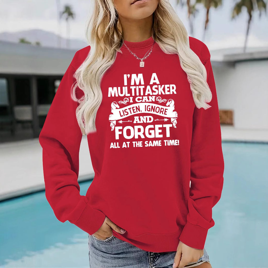 I'm A MULTITISKER hoodie for women