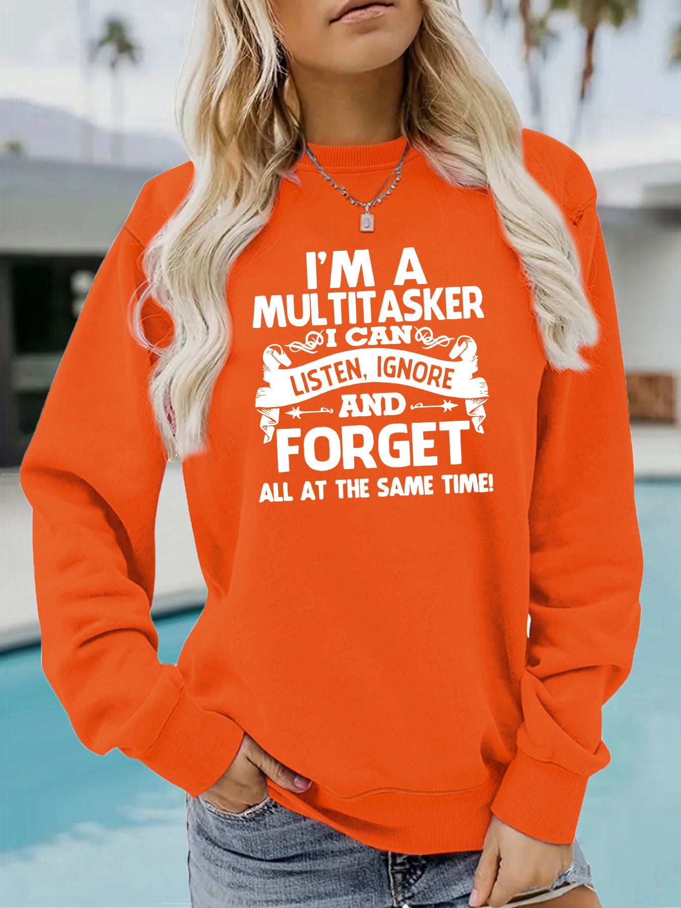 I'm A MULTITISKER hoodie for women