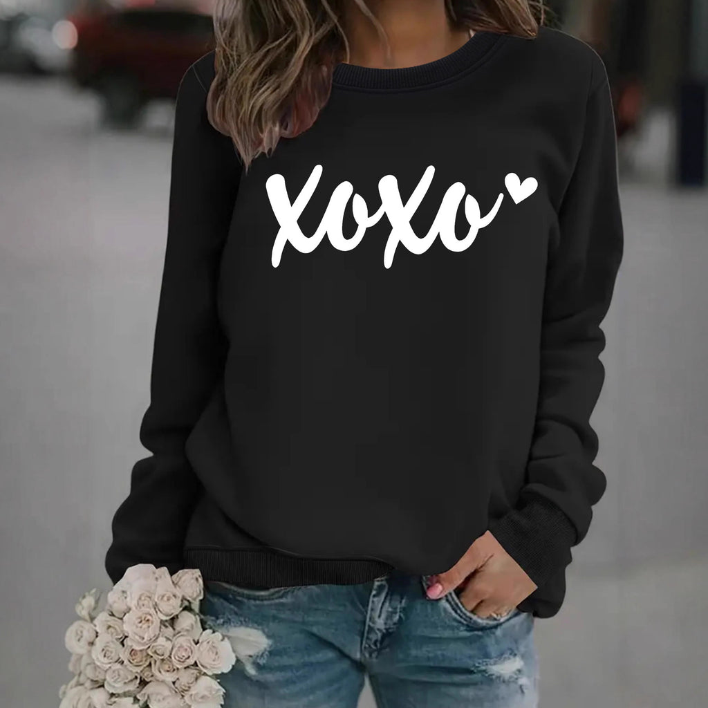 Round neck hoodie for women