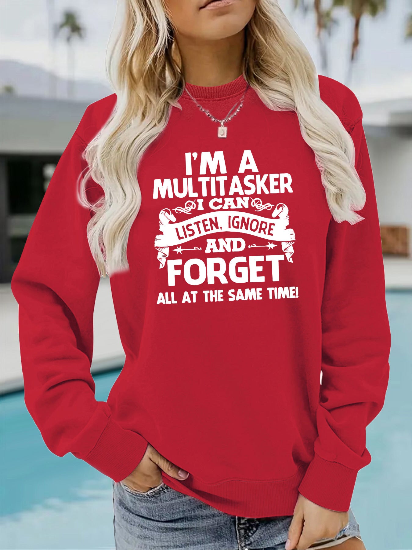 I'm A MULTITISKER hoodie for women