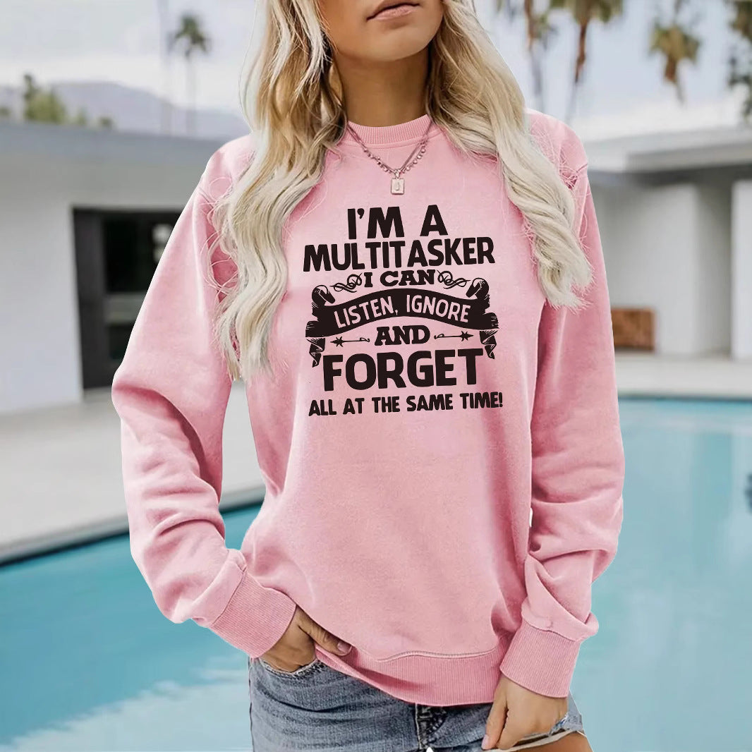 I'm A MULTITISKER hoodie for women