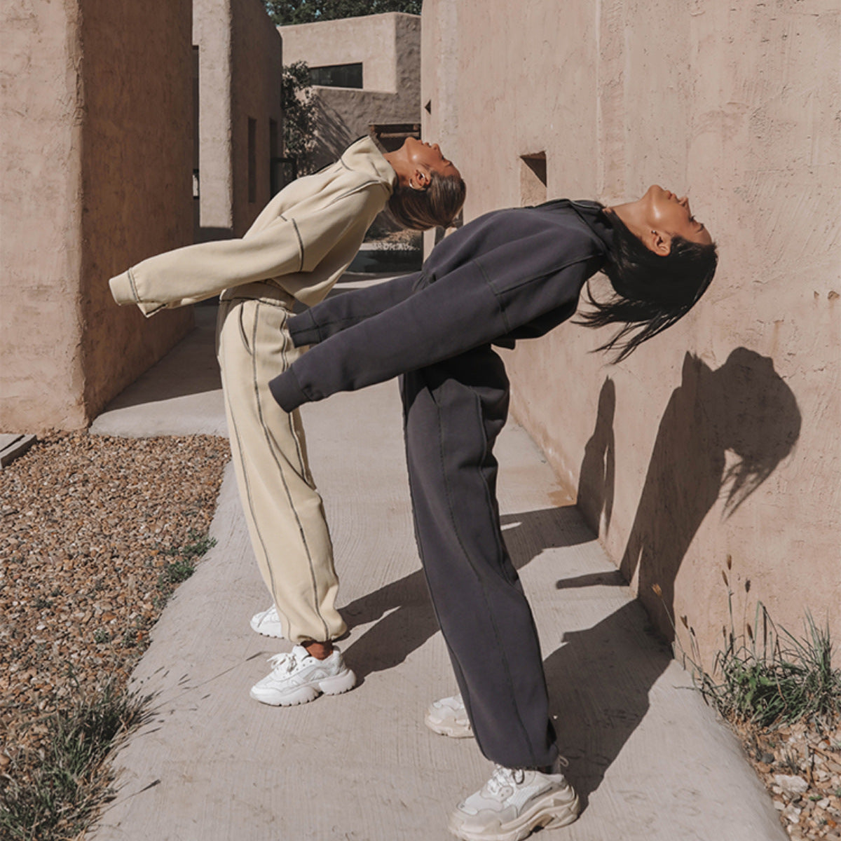 Women's sports hoodie set two-piece set